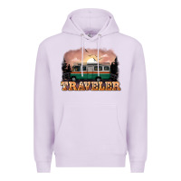 Lilac traveler Premium Hoodie - NancyCooperArtShop