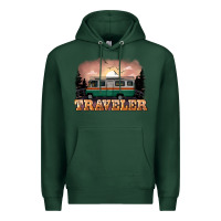 Sports Green traveler Premium Hoodie - NancyCooperArtShop