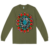 Army Green christmas gemstone Long Sleeve Tee - RanaPortraitStore