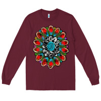 Burgundy christmas gemstone Long Sleeve Tee - RanaPortraitStore