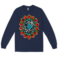 Navy christmas gemstone Long Sleeve Tee - RanaPortraitStore