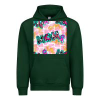Forest Green Breast Cancer Awareness Mom With Leopard Patterns Urban Hoodie - BundleAndBundleShop