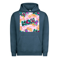 Pigment Midnight Navy Breast Cancer Awareness Mom With Leopard Patterns Urban Hoodie - BundleAndBundleShop