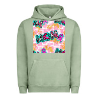Pigment Oil Green Breast Cancer Awareness Mom With Leopard Patterns Urban Hoodie - BundleAndBundleShop