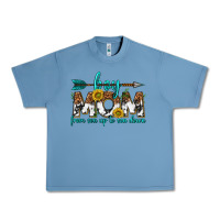 Pebble Blue boy mom from son up to son down  western Urban Heavy Tee - texasbilliewilder