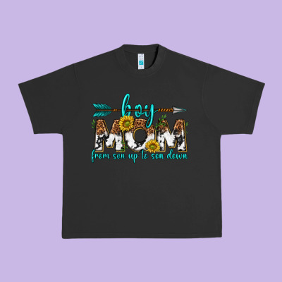 Urban Heavy Tee boy mom from son up to son down  western
