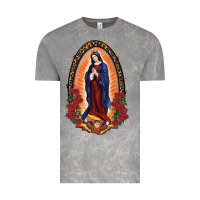 Cloud Rock Our Lady Of Guadalupe Vintage Tee - RanaPortraitStore