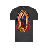 Vintage Black Our Lady Of Guadalupe Vintage Tee - RanaPortraitStore