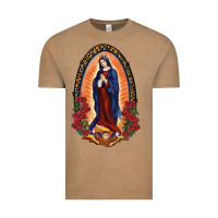 Vintage Coffee Our Lady Of Guadalupe Vintage Tee - RanaPortraitStore