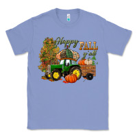 Colony Blue Happy Fall Y'all Classic Tee - BundleAndBundleShop