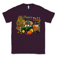 Plum Happy Fall Y'all Classic Tee - BundleAndBundleShop