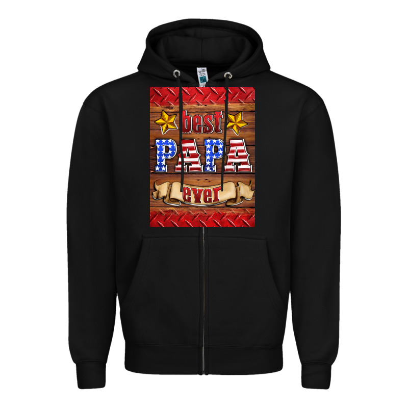 Best Papa Ever Air Freshener Zipper Hoodie by HRA Design Shop | Teevron