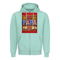 Seafoam best papa ever air freshener Zipper Hoodie - HRA Design Shop
