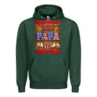 Sports Green best papa ever air freshener Zipper Hoodie - HRA Design Shop
