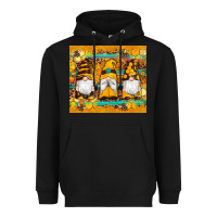 Black western bee gnomes  honeycomb  leopard turquoise wooden serape Heavyweight Hoodie - Artiststas