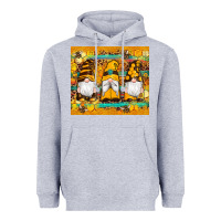Heather Grey western bee gnomes  honeycomb  leopard turquoise wooden serape Heavyweight Hoodie - Artiststas