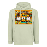 Matcha western bee gnomes  honeycomb  leopard turquoise wooden serape Heavyweight Hoodie - Artiststas
