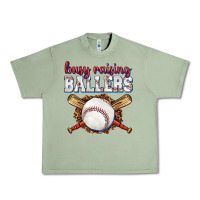 Oil Green busy raising ballers baseball Urban Heavy Tee - texasbilliewilder
