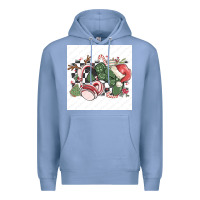 Colony Blue small business filigran kopya Premium Hoodie - MaliasSmallBusiness