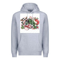 Heather Grey small business filigran kopya Premium Hoodie - MaliasSmallBusiness