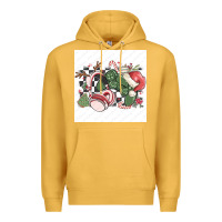 Mustard small business filigran kopya Premium Hoodie - MaliasSmallBusiness