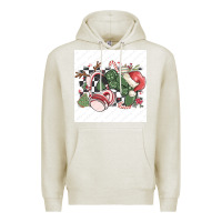 Oatmeal Heather small business filigran kopya Premium Hoodie - MaliasSmallBusiness