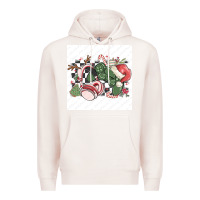 Pale Pink small business filigran kopya Premium Hoodie - MaliasSmallBusiness