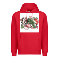 Red small business filigran kopya Premium Hoodie - MaliasSmallBusiness