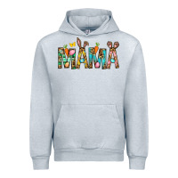 Heather Grey Easter Mama Urban Hoodie - BundleAndBundleShop