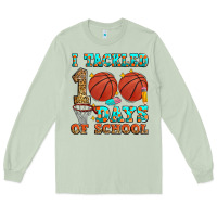 Matcha i tackled 100 days of school basketball Long Sleeve Tee - Zillion Design Studio
