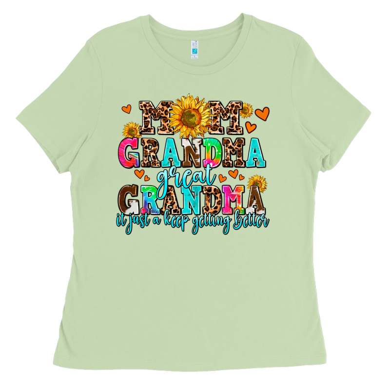 Mom Grandma Great Grandma Its Just A Keep Getting Ladies Tee by AdoDesignShop | Teevron