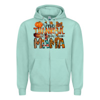 Seafoam one thankful mama Zipper Hoodie - RacoonDesign