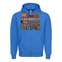 True Royal one thankful mama Zipper Hoodie - RacoonDesign