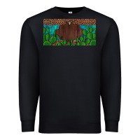 Black western cactus leopard and turquoise custom nametext license plate Premium Sweatshirt - Artiststas
