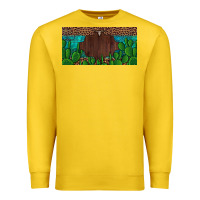 Lemon western cactus leopard and turquoise custom nametext license plate Premium Sweatshirt - Artiststas