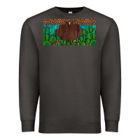 Smoke western cactus leopard and turquoise custom nametext license plate Premium Sweatshirt - Artiststas