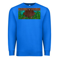 True Royal western cactus leopard and turquoise custom nametext license plate Premium Sweatshirt - Artiststas