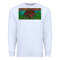 White western cactus leopard and turquoise custom nametext license plate Premium Sweatshirt - Artiststas