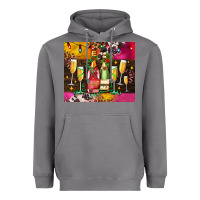 Storm Christmas champagne bottles and Heavyweight Hoodie - AdoDesignShop