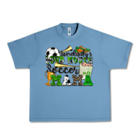 Pebble Blue somebody's loud mouth soccer mama Urban Heavy Tee - Zillion Design Studio