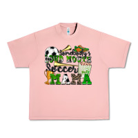 Salmon somebody's loud mouth soccer mama Urban Heavy Tee - Zillion Design Studio