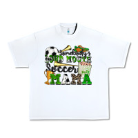 White somebody's loud mouth soccer mama Urban Heavy Tee - Zillion Design Studio