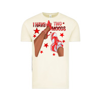Vintage Arctic Bright Red I Have Two Moods Afro Girl Sneakers Vintage Tee - texasbilliewilder