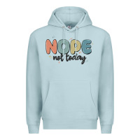 Blue Mist nope not today Premium Hoodie - MaliasSmallBusiness