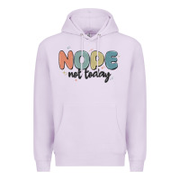 Lilac nope not today Premium Hoodie - MaliasSmallBusiness
