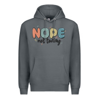 Rock nope not today Premium Hoodie - MaliasSmallBusiness