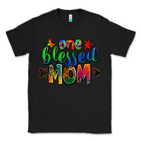 Black one blessed mom autism Classic Tee - Zillion Design Studio