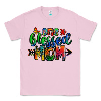 Bubblegum Pink one blessed mom autism Classic Tee - Zillion Design Studio