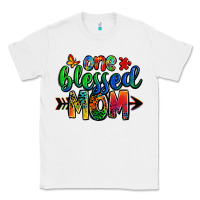 White one blessed mom autism Classic Tee - Zillion Design Studio