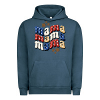 Pigment Midnight Navy American Mama Urban Hoodie - BundleAndBundleShop